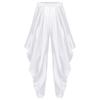 Herren Arabischer Prinz Haremshose Elastischer Bund Satiniere Weite Hose Cosplay Modebekleidung