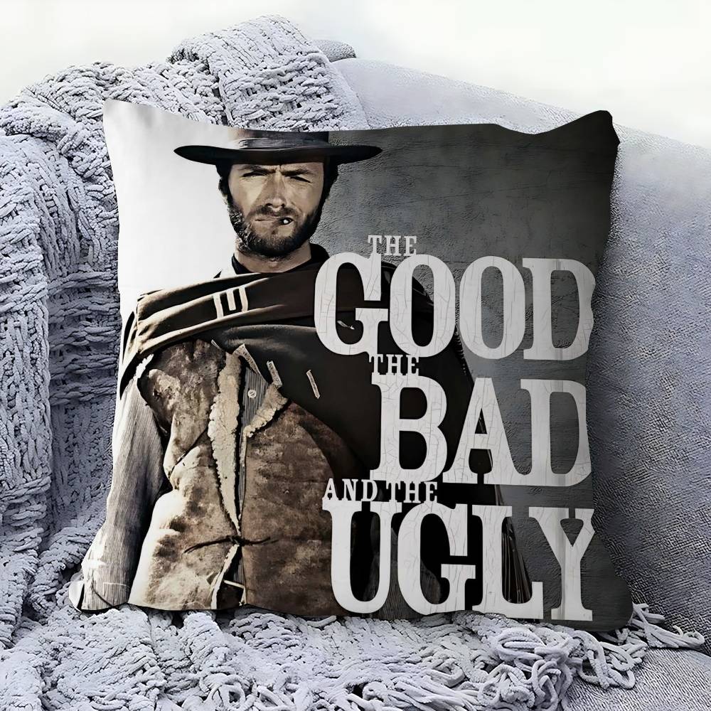 

The Good The Bad And The Ugly Pillow Gifts Home Office Furnishings Bedroom Sofa Car Cushion Cover Case 45x45cm 12x12Inch