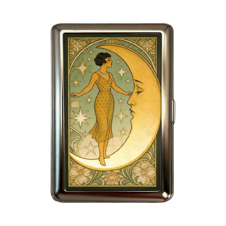 

Fashionable Mini Cash Box And Credit Card Holders Featuring Retro Patterns Traditional Art Storage Case