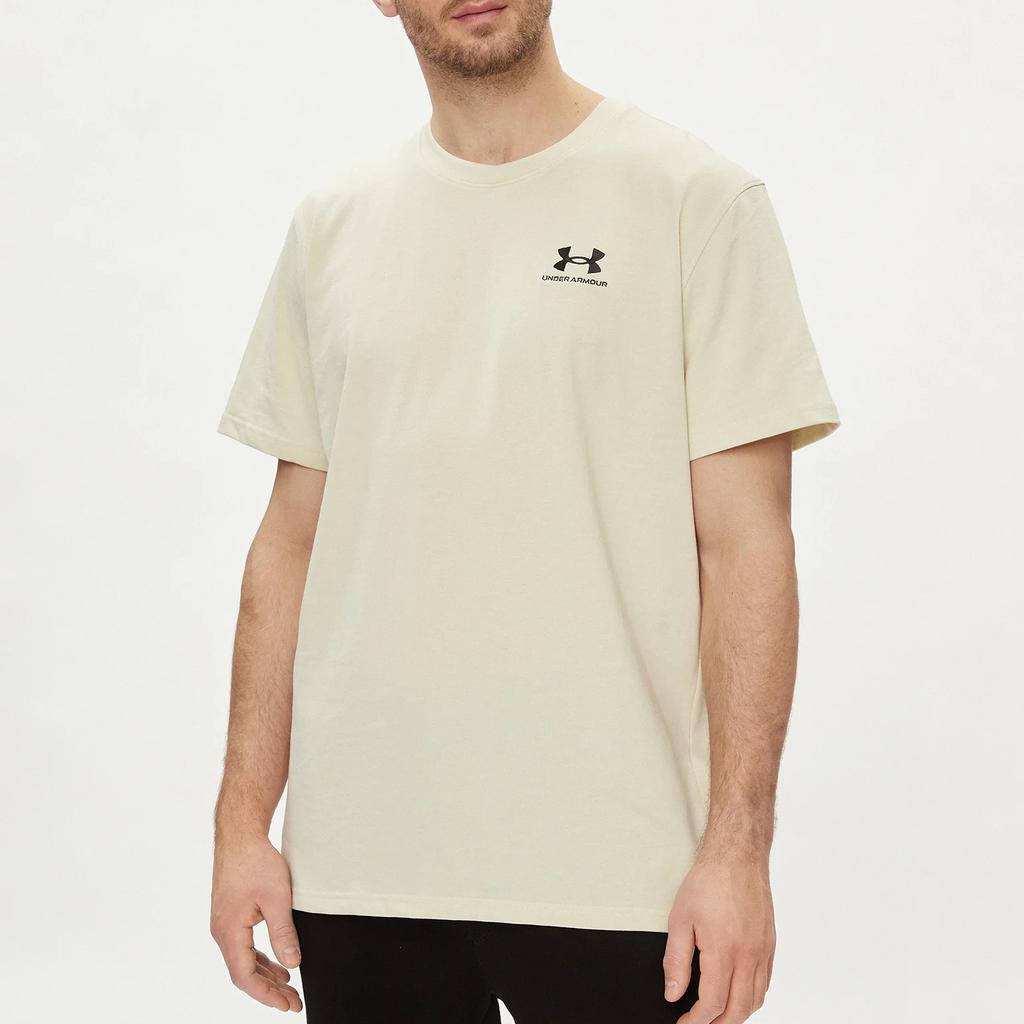 Under Armour Round Neck Pullover Short Sleeve T-Shirt With Logo Print Men Tops Young-Sprout 1373997-273