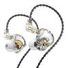 TRN MT1 Hi-Fi 1DD Dynamic Driver In-Ear Headphones, 10mm Dual Magnet Dynamic Driver, 2-Pin 3.5mm Gold-Plated Contact Lens, Monitor Earphones with