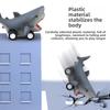 Amazon Cross-border Children's Toy Hand-painted Simulation 4 Marine Animal Model Cars Inertia Pull Back Marine Toys