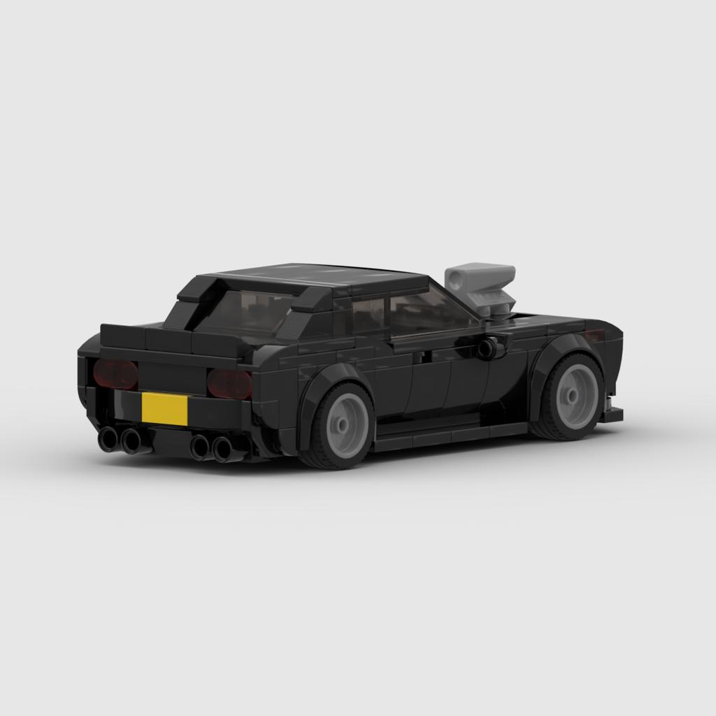 MOC Dodge challenger Charger Dom racing Racer Building Blocks Brick Creative Garage Toys for Boys Gifts