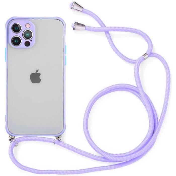 Coque de Protection - PROSHOP - iPhone 12 Pro Max - Rigide - Violet - Anti-choc Légère