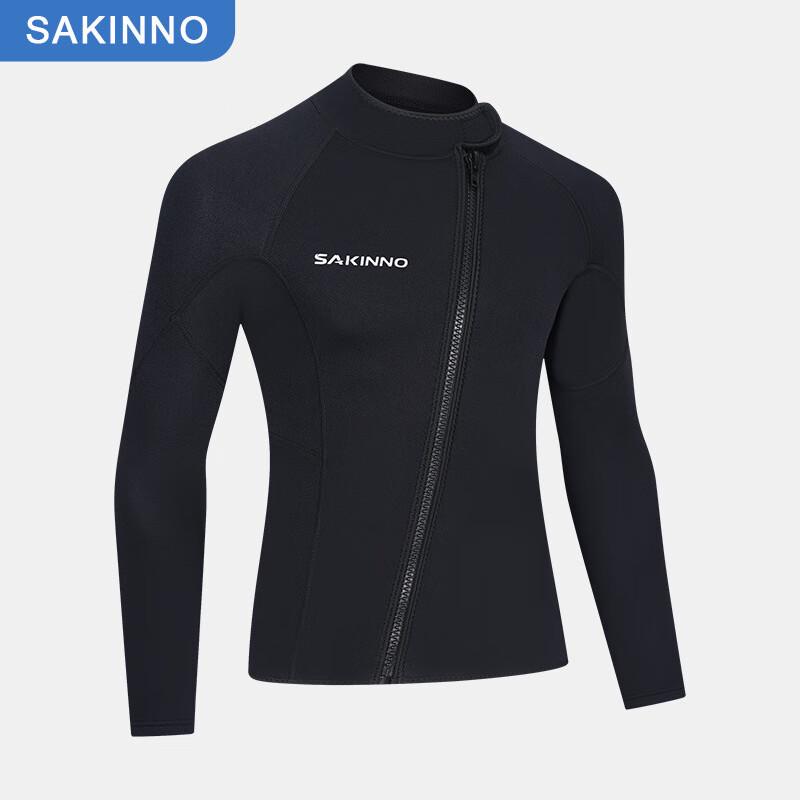 

SAKINNO 3mm Neoprene Long Sleeve Wetsuit Top M