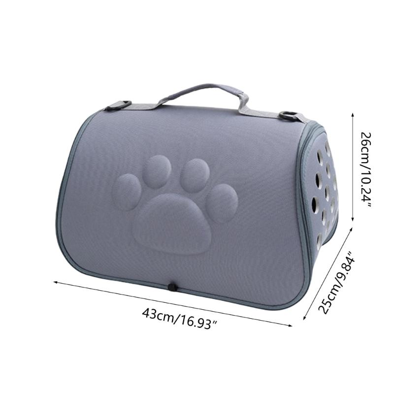 Cat-in-bag Comfort Carrier for Puppies Carry Bag Outdoor Travel Shoulder Carrier Foldable Travel Safe Handle