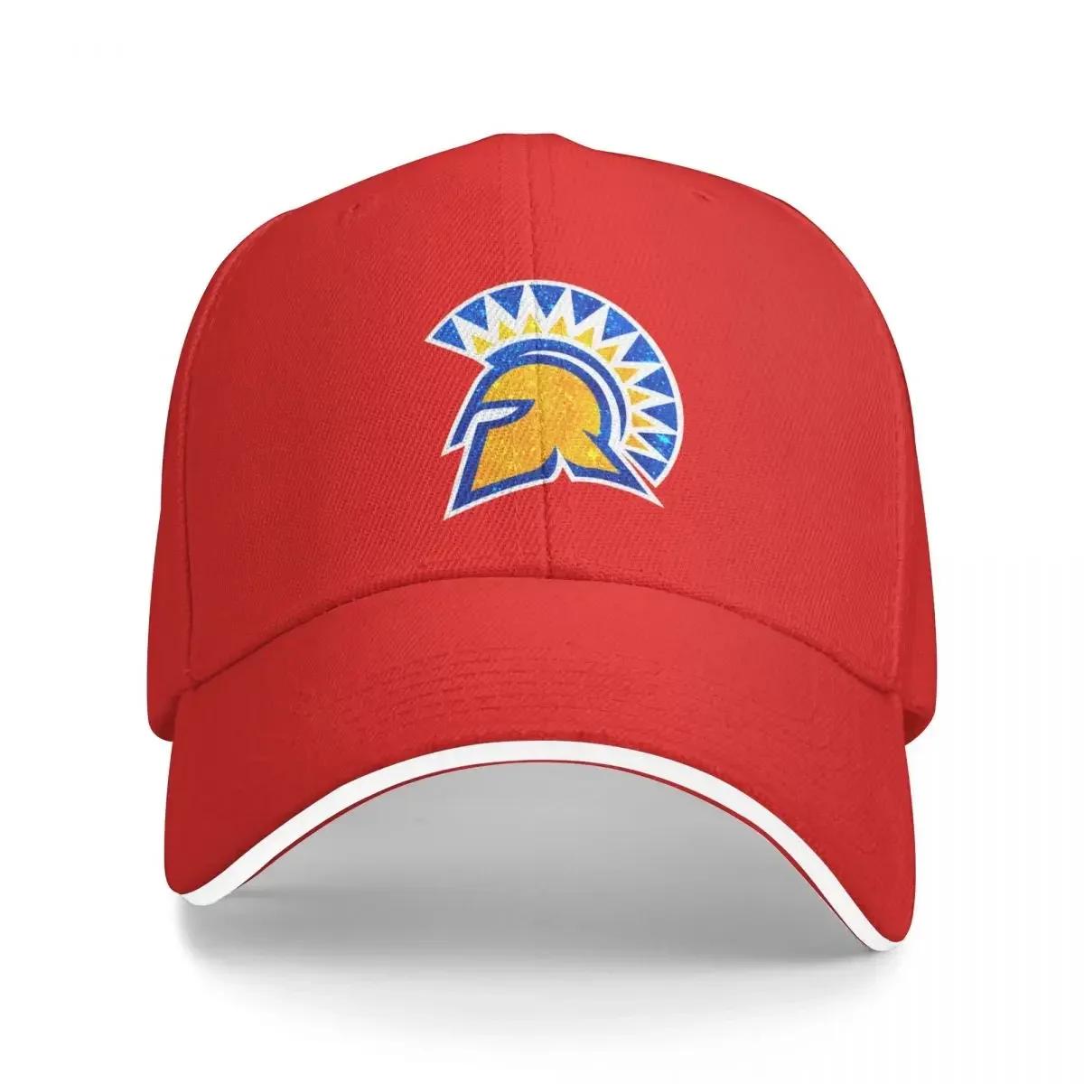 Glitter Sammy the Spartan (San Jos State University) () Baseball Cap Icon Sunscreen Unisexs Luxury Womens