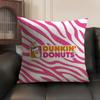 Food Dunkin' Donuts Cushion Cover Summer Breathable Linen Organic Fabric Double-Sided Printing Sofa Pillow Case Home Decor