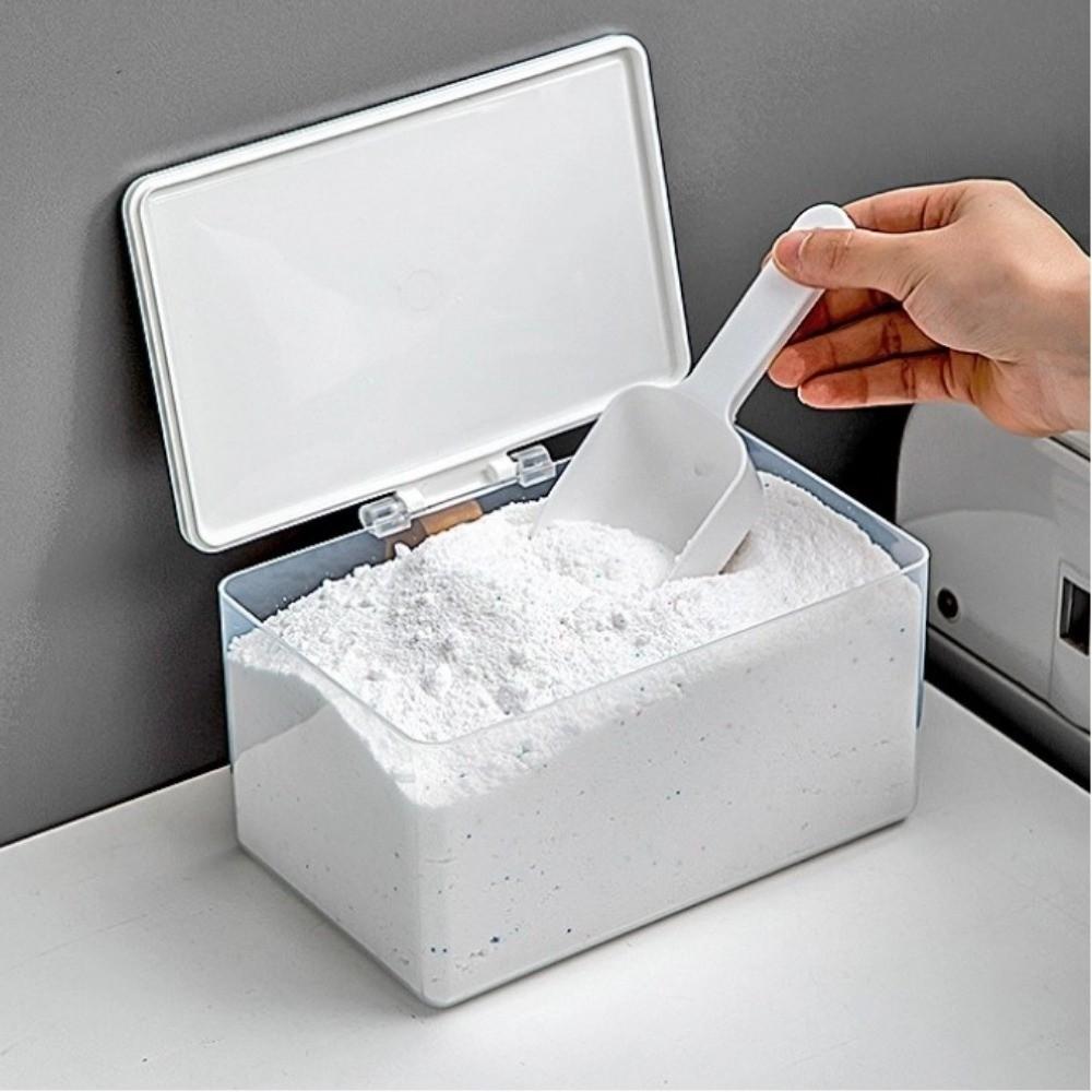 Large Capacity Storage Box Plastic Storage Bins New Laundry Pods Container  Scent Beads Organizer