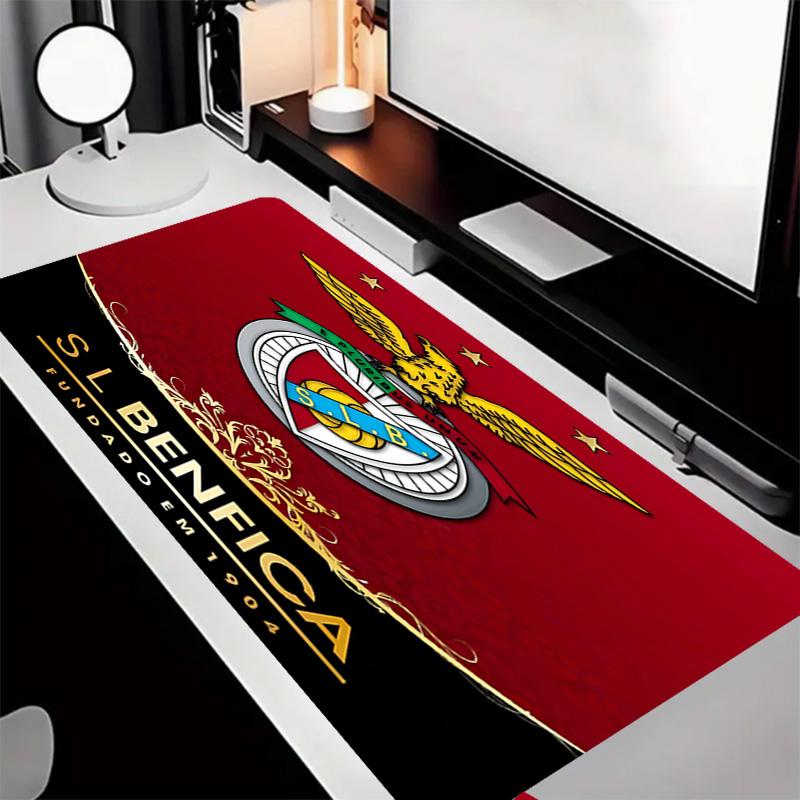 Sport Lisboa e Benfica Theme Premium Non-slip Mouse Pad with Stitched Edges,Durable Rubber Material,for Desktop & Gaming Great Gifts