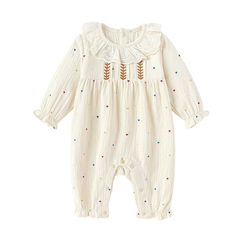 

Babylove Baby Girl Pure Cotton Gauze Romper