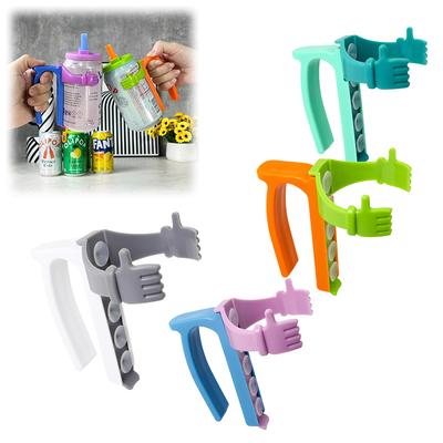 12oz Soda Can Carrying Holder , Easy Grip Beverage Can Handle for Soda, Beer, Pop , Durable Plastic, Ideal for Parties , Events, Party Accessory