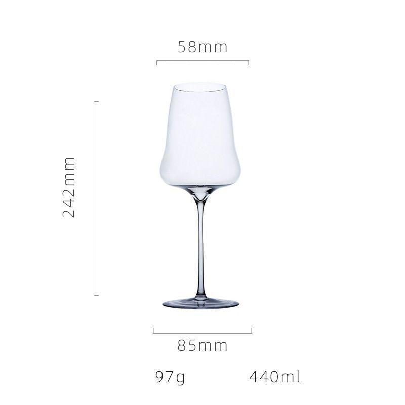 Handmade Ultra-thin Crystal Glass Goblet Home Hotel Wine Glass Banquet Cocktail Glass Bar Club Brandy Glass Party Whisky Glass 340-650ml
