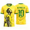 2026 Brasilien Neymar Jr Nr. 10 Fußballtrikot Match Trainingsset Sommer Sport Herren T-Shirt Kleidung Radtrikot
