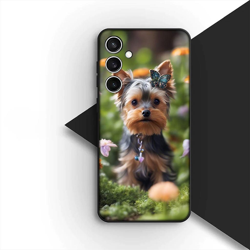 for Samsung Galaxy S10 S8 S9 Plus A33 A34 A31 70 A71 A72 Note 20 9 8 S10E Phone Case Yorkshire Terrier Yorkie Dachshund Dog