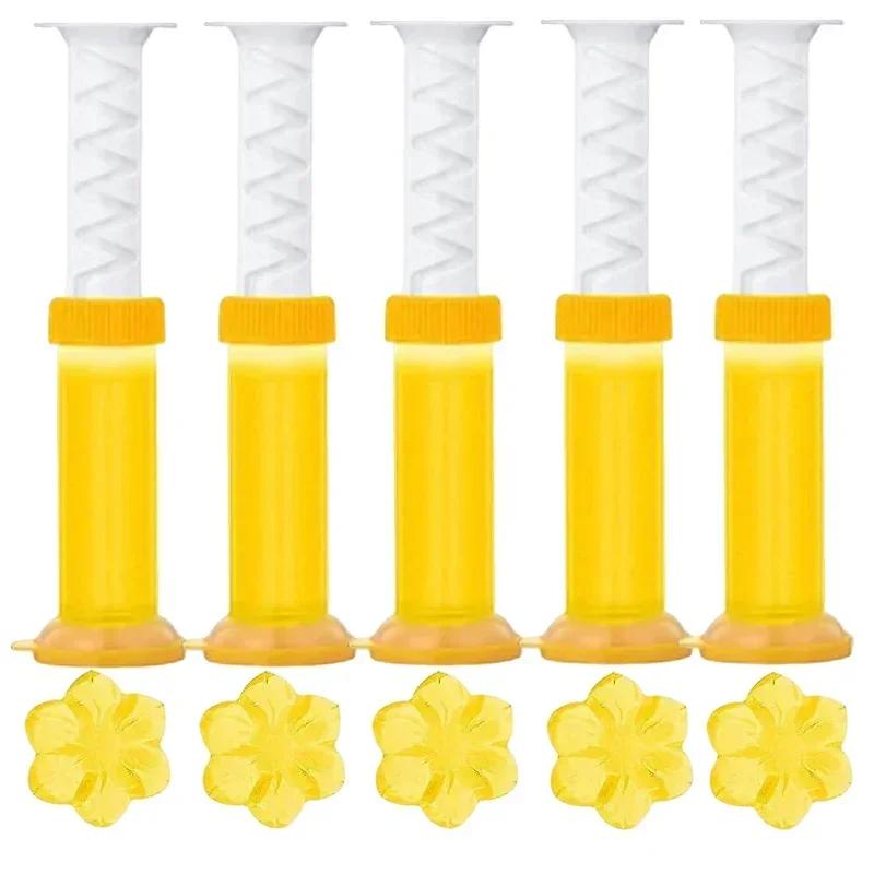 Flowers Gel Toilet Freshener Bowl Cleaner Flower Fragrance Air Perfume Aromatic Closestool Toilet Deodorizer Cleaning Supplies