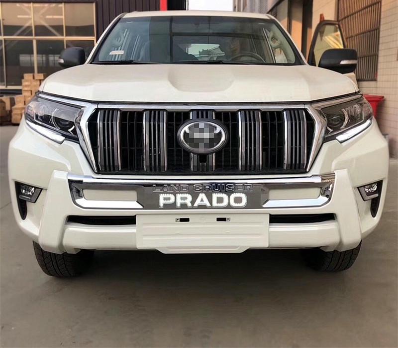 Compatible Front & Rear Bumper Guard for Toyota Prado 2014-2022 Models 3.5, 2700, 4000 - Bumper Modification Kit