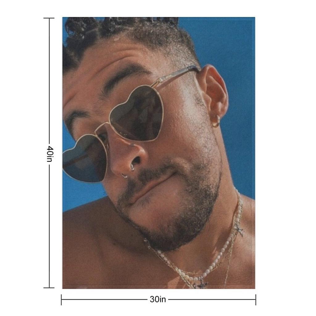 Bad Bunny Wohndecke Bettbezüge Thermodecken für Reisen Sommer Bettdecken