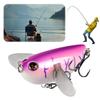 6cm 12.7g Simulation von Zikaden Angelköder Metallblatt Flügel Popper Schwimmender Harter Wobbler Köder Crankbait Angelzubehör