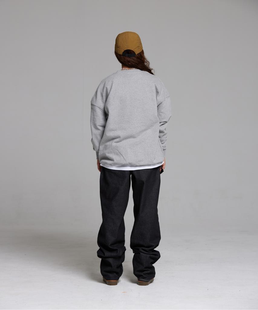CREAM SODA LAB C Logo Football Club Sweatshirt Grey
