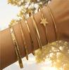 6pcs 10PCS  Minimalist Five-Pointed Star Bracelet Set