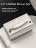 Car Tissue Box Seat Backrest Armrest Sun Visor Tissue Storage Box For Tesla Model Y Model 3 Model S Model X Interior Accessories