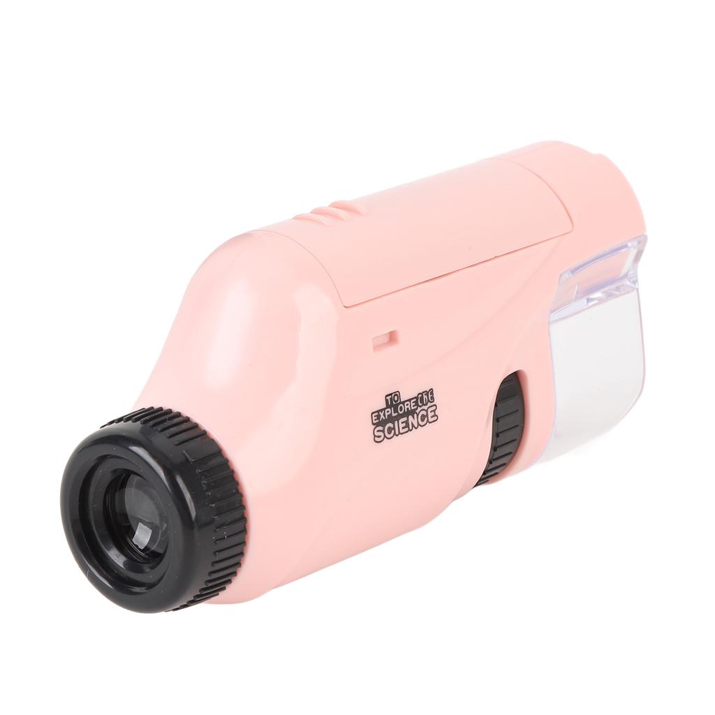 Kids Microscope Kit Portable Miniature Microscope Handheld Microscope For Home School Outdoor Science Experiments
