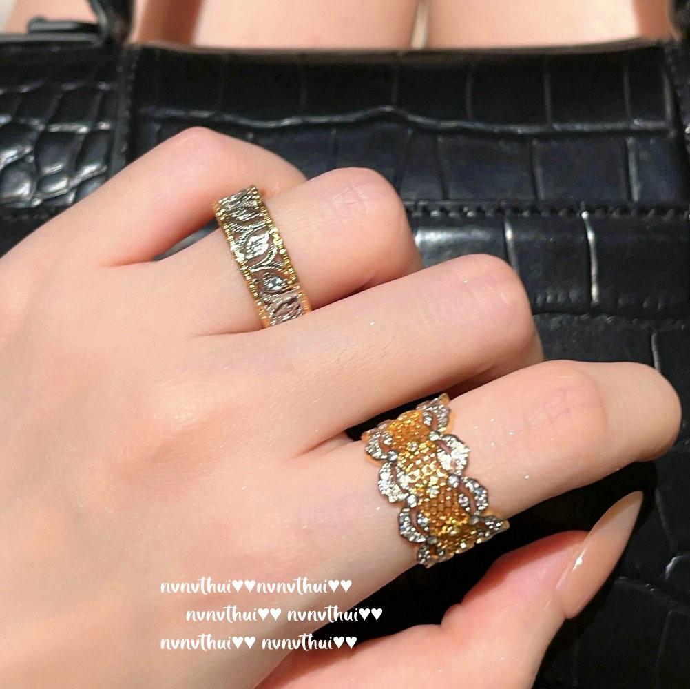 Lace Honeycomb, Wave Gem Bracelet, Antique, 18K Gold Plated, Silk Chisel Ball Zircon Bracelet