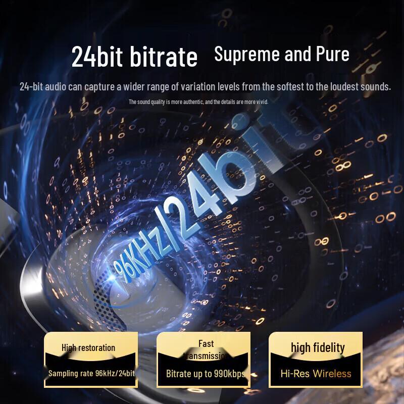 Soaiy GD35 AI Translator Wireless Ear Clip Earbuds