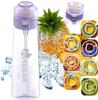 Bottle Set, Drinking Bottle 650 Ml With Flavoured Pods, Water Bottle Bottle Set For Gym Fitness, School