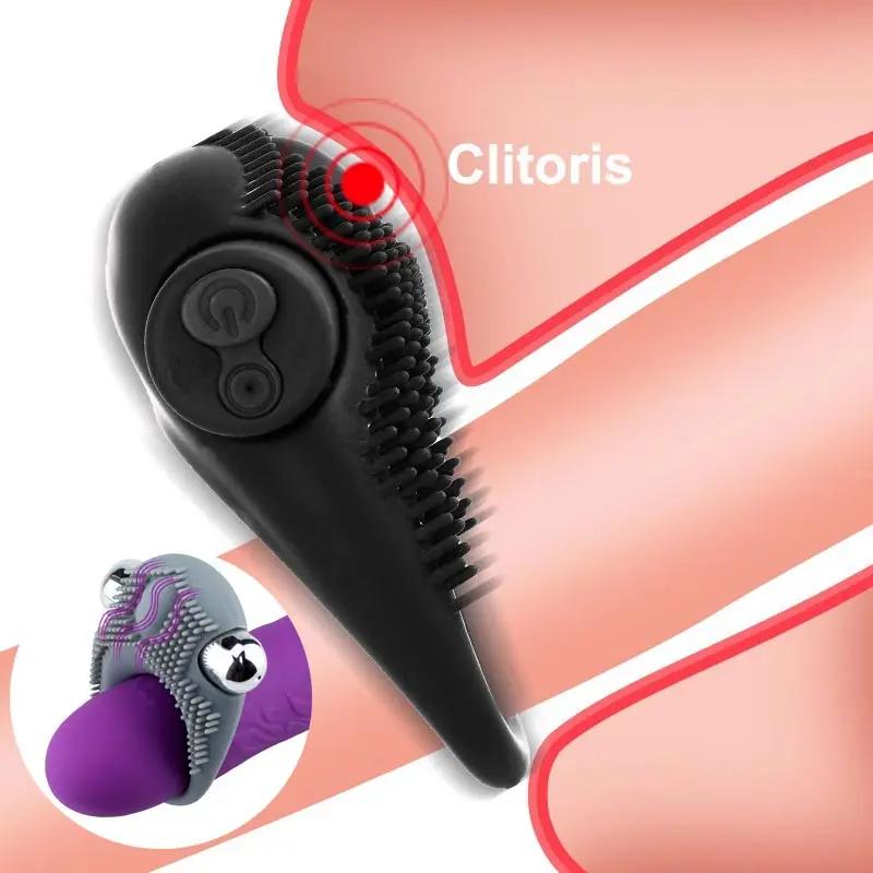 Penis Electric Penis Ring Sillicone Vibro Ring G Spot Masturbaror Men Goods Women Vibrator Attachment At Paired Blowjobs