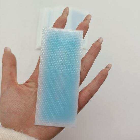 10 Sheets Cooling Gel Patches for Fever Relief Long-Lasting 8 Hours Non-Medicated Fever Comfort Patch for Kids Adults Breathable Fast Cooling Patch