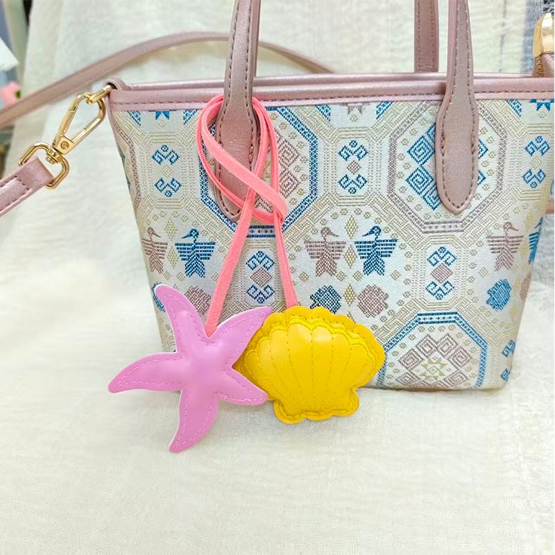 Novel & Unique Handmade Pendant, PU Leather Creative Bag Accessory, Car Rearview Mirror Decoration