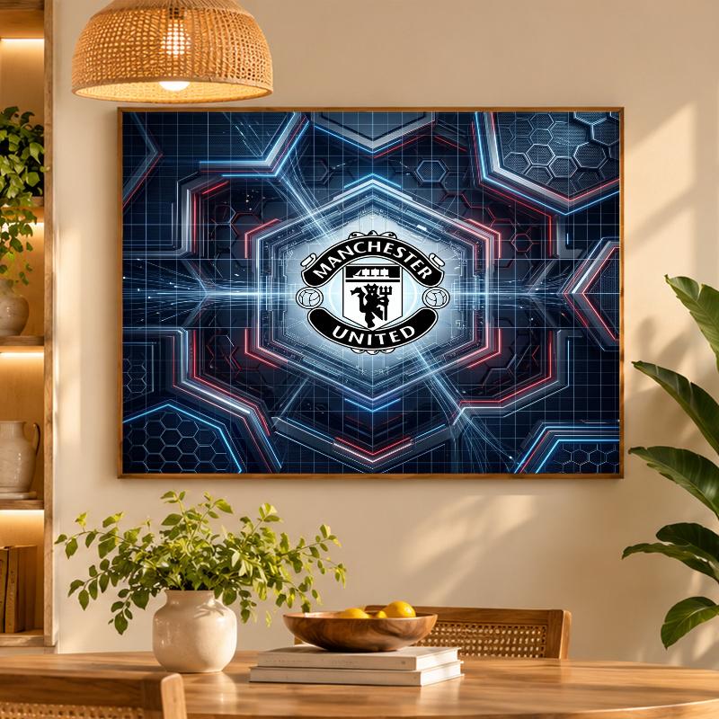 5D Diamond Painting Manchester United DIY Full Drill Diamond Art Kit Home Decoration