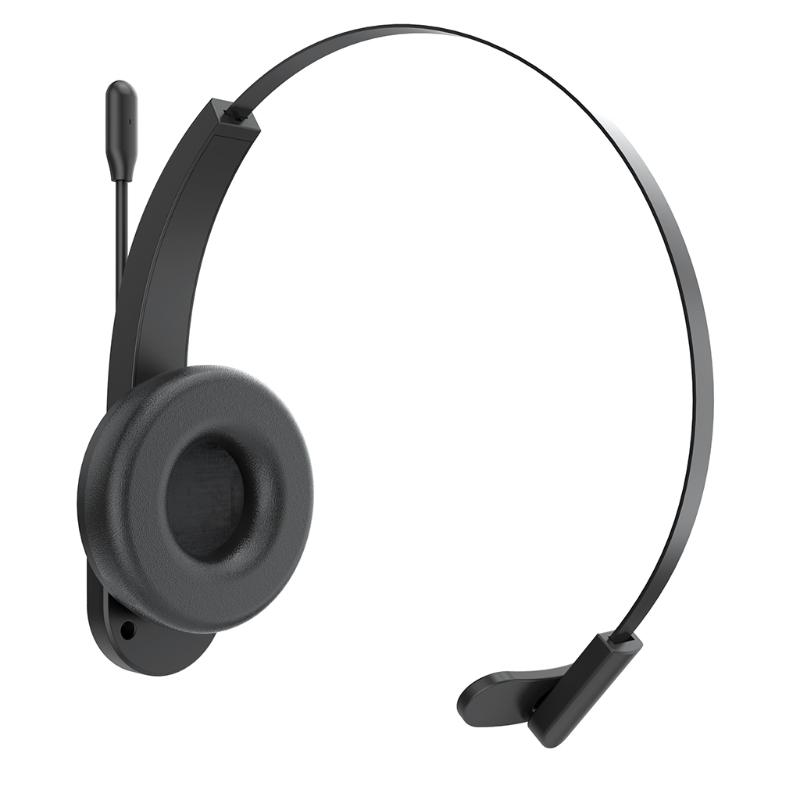 300mAh Earphone Battery Capacity Call Center Headset Hands-free Headphone for Smart Noise Cancelling Bluetooth-compatibl