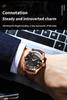Men's Fashionable Waterproof Quartz Watch with Calendar & Luminous Features