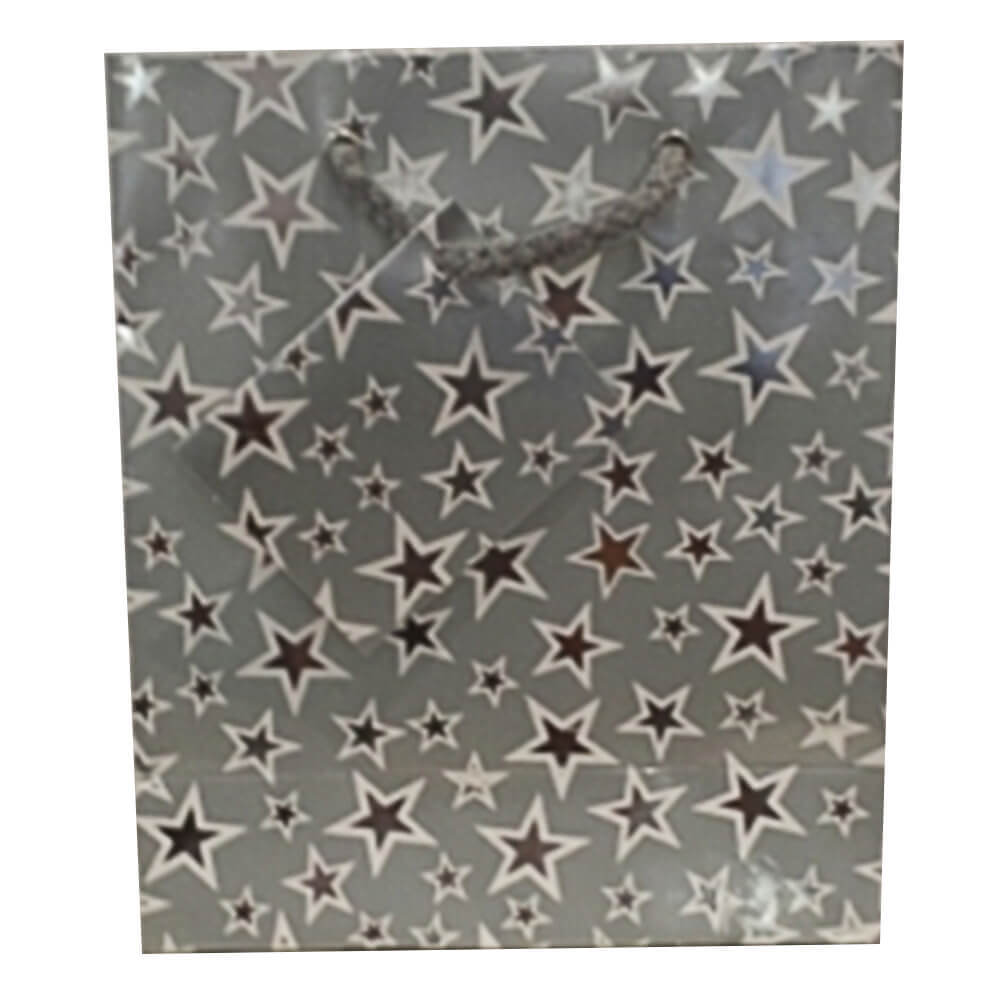 Ozcorp Stars Geschenktüte (Silber) Small
