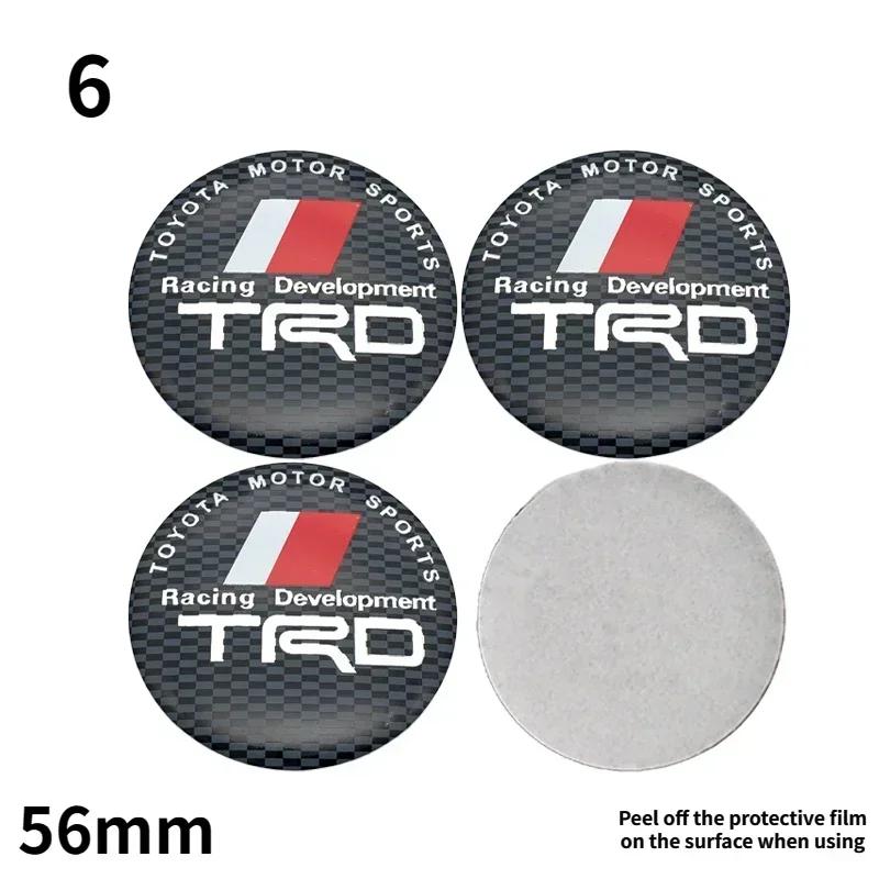 Car styling 56mm 64mm Car Tyre Wheel Center Hub Cap Badge sticker For Toyota C-hr Prado Rav4 Yaris Hilux Prius Corolla Camry