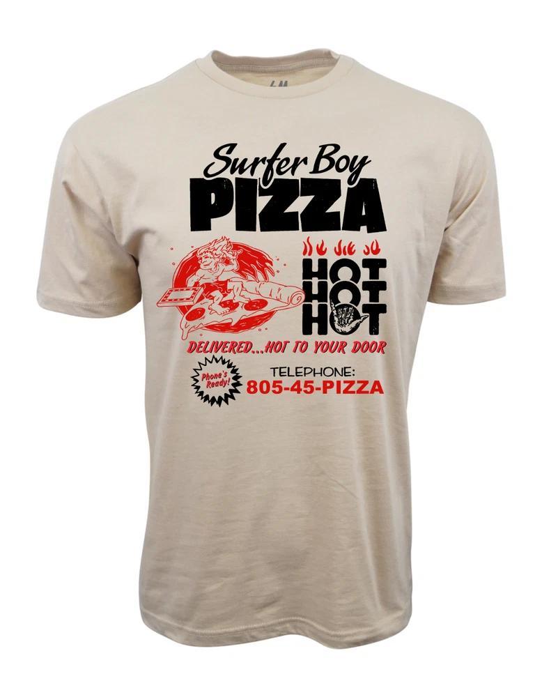 Surfer Pizza Graphic T Shirt S
