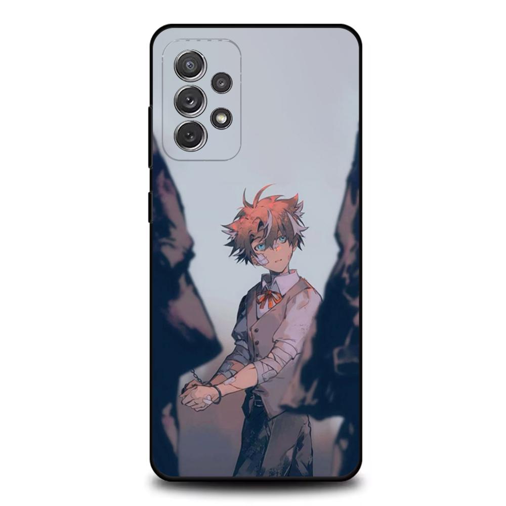 G-Genshin Impact Wriothesley Phone Case For Samsung S25,S24,S21,S22,S23,S30,Ultra,S20,Plus,Fe,Lite,Note,10,9,5G Black Cover