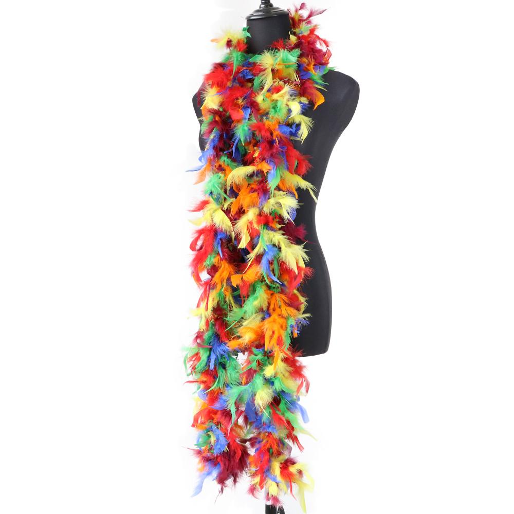 DIY 2meters Fluffy Turkey Feathers Boa 60 Gram High Quality Marabou Feather Boas Scarf Diy Wedding Decoration Party Carnival Craft