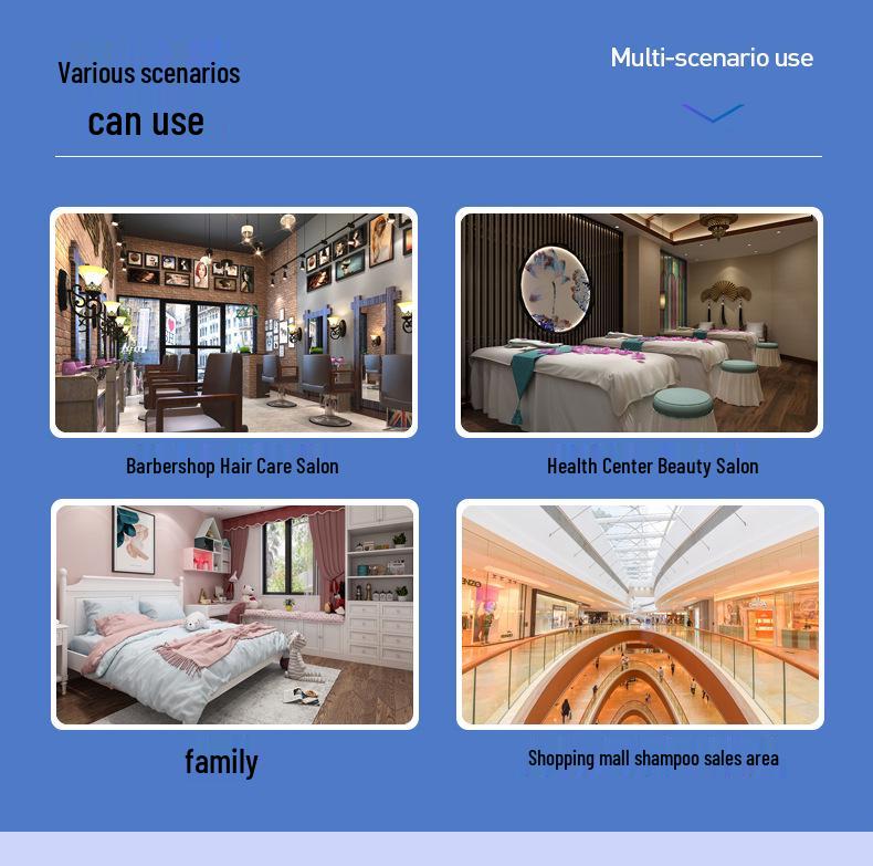 Tri-Spectrum HD Dual-Lens Scalp and Skin Detector with Four-Grid Comparison for Hair Salons