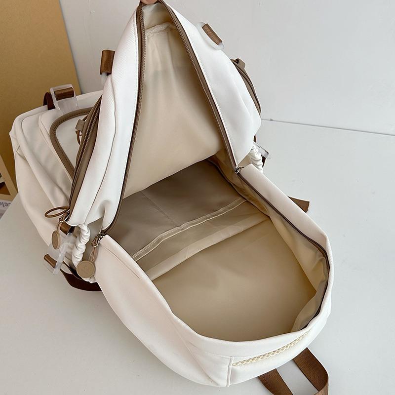 Junior high school schoolbag Korean version ins milk yellow Mori versatile high-value girl backpack high school student backpack