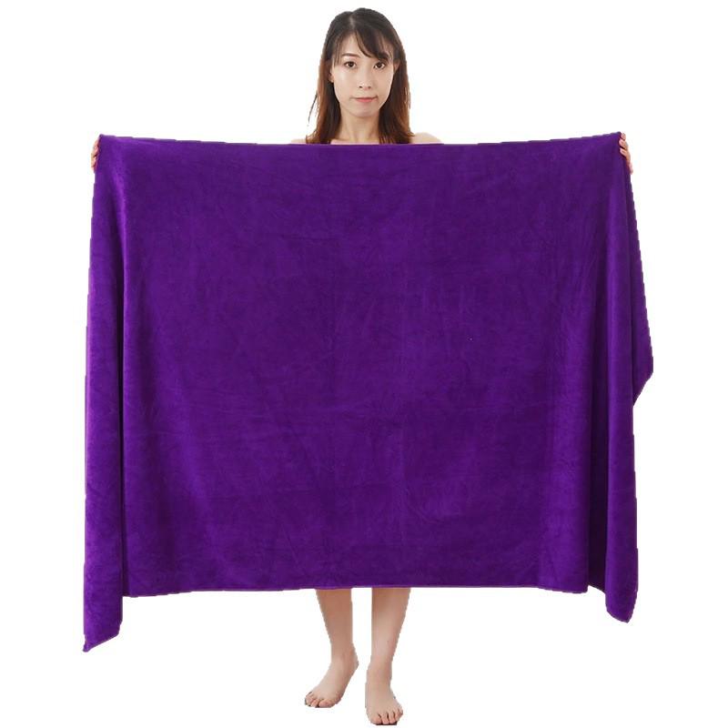 Thickened Quick-Dry Large Salon Bath Towel - Water-Absorbent, No Shedding, Engraved Design