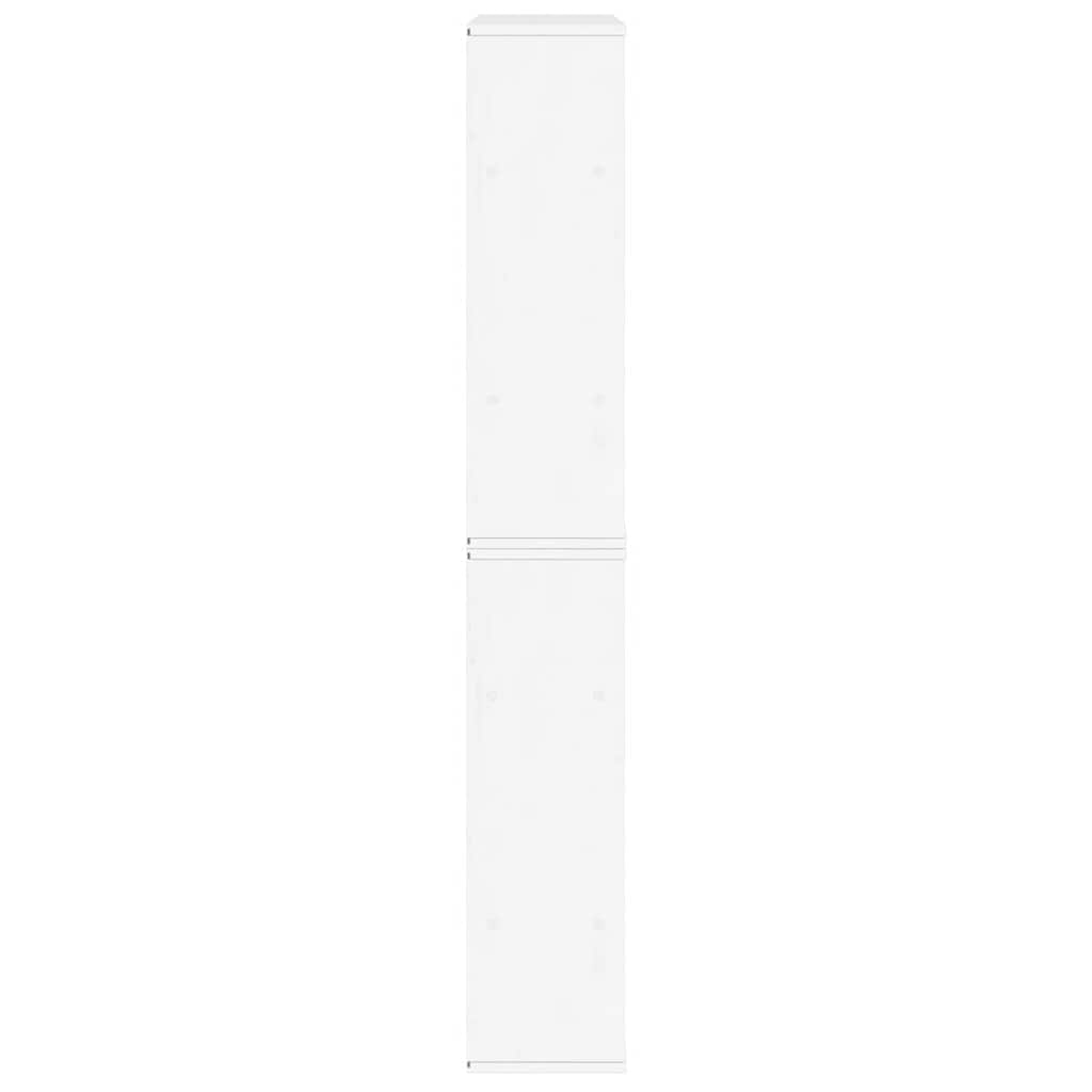 Side Cabinets 5 Pcs ODDA White 40x24x79 Cm Solid Pine Wood