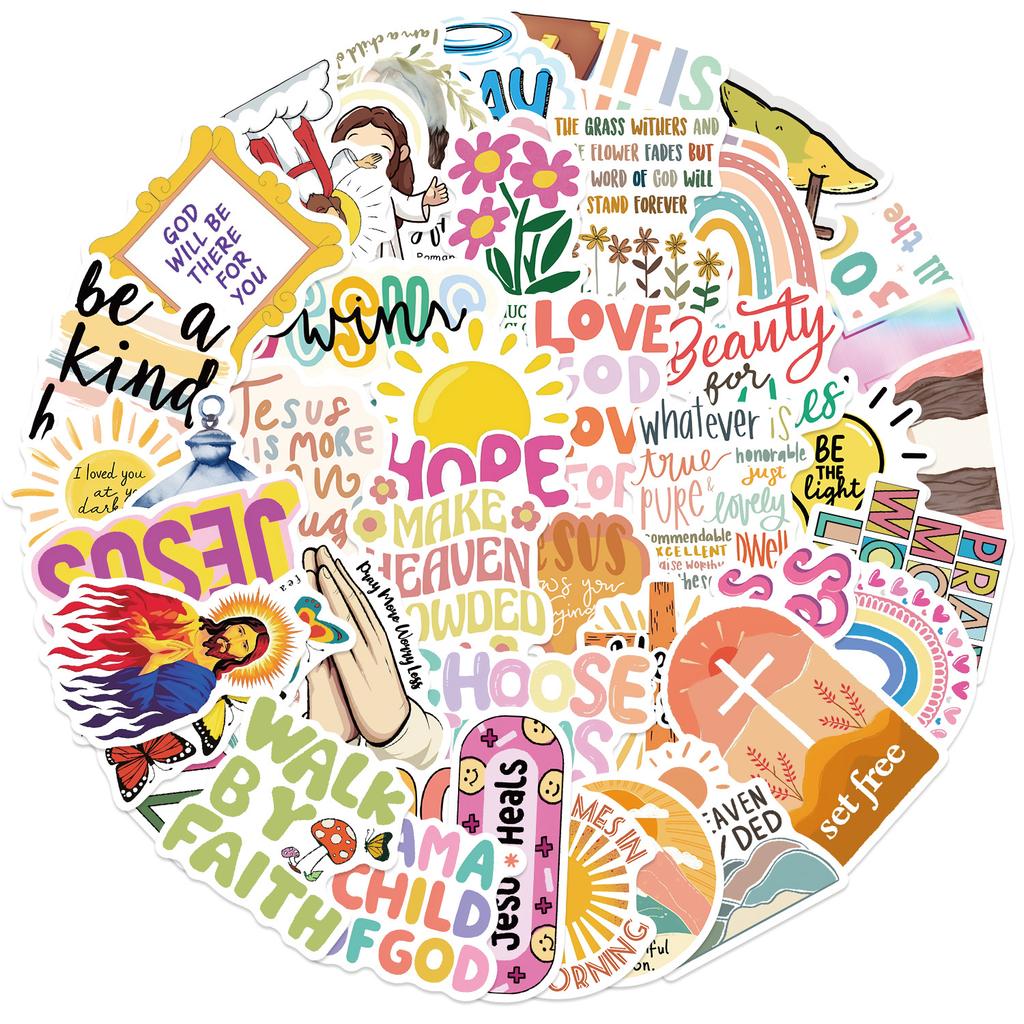 52 Cartoons Jesse Scripture Graffiti Stickers Decorate Guitar Notebook Suitcase DIY Waterproof