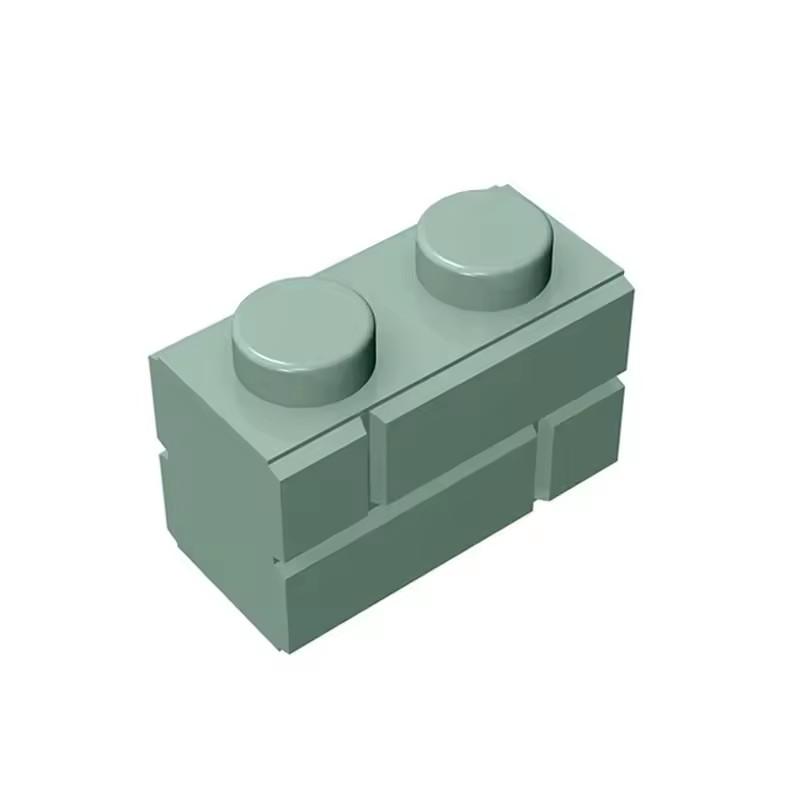 10PCS 98283 Bricks Parts DIY 1x2 Checkered Brick Wall Brick Parts Compatible Educational Building Blocks Parts Toys