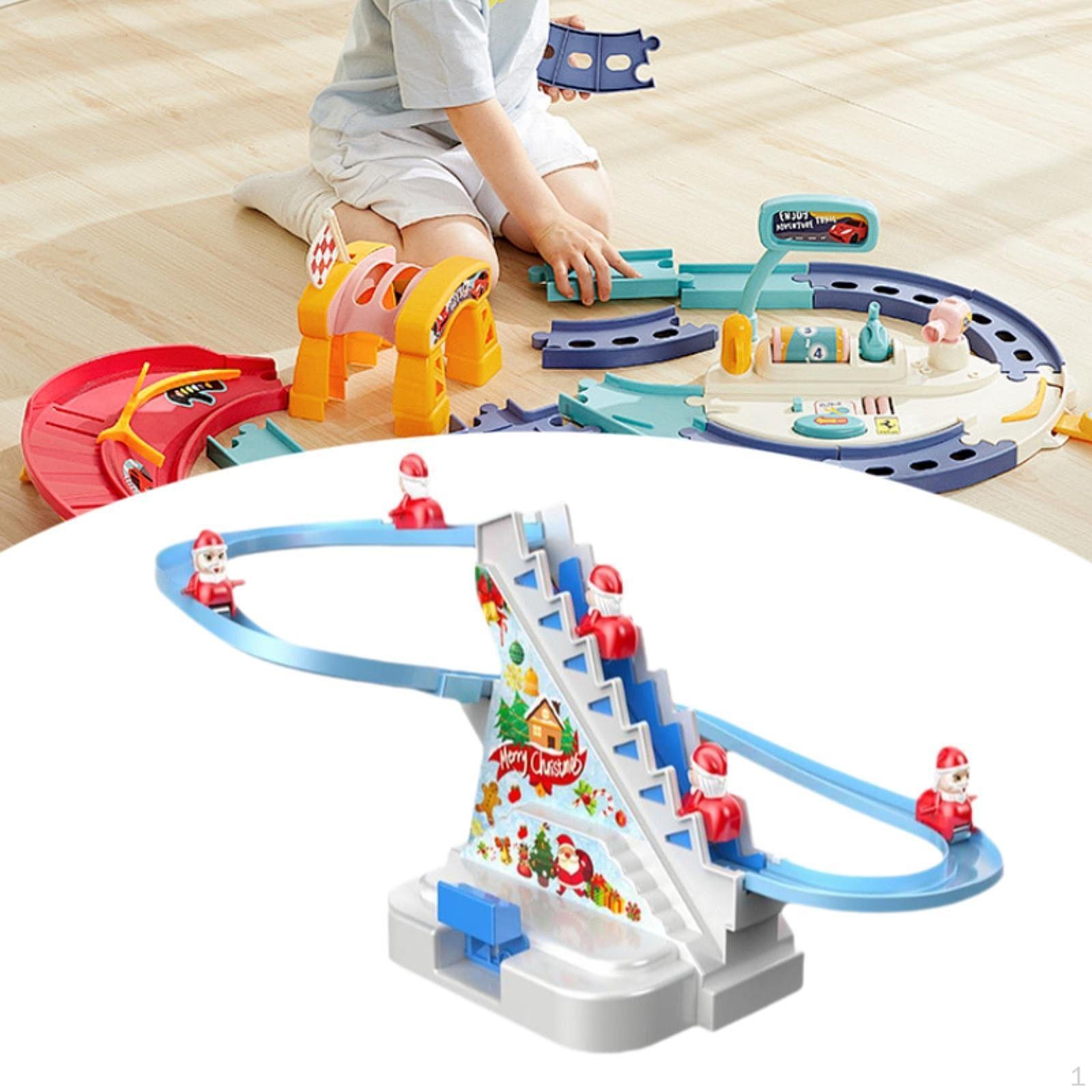 

Лестница-трек для лазания Санты Раннее образование В помещении Забавный игровой набор Интерактивная игрушка для детей Manual 5 Figures