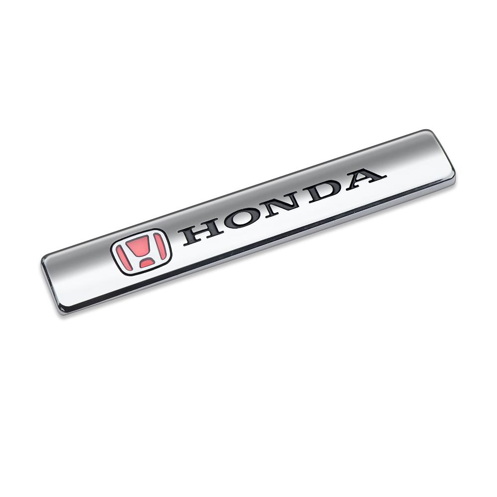 AAAMA1 3D Metal Styling Car Rear Trunk Body Fender Emblem Decoration Sticker For Honda Accord 7 Civic 10th 11th Gen Hrv Jazz City Fit