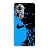 Case For Oppo Reno 11 5g Nike Logo Color Black and Blue Maniacase